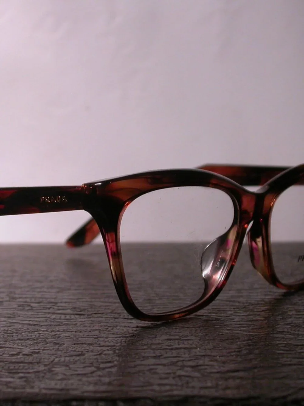 Authentic Prada Journal Tortoise Eyeglasses Frames Made in Italy
